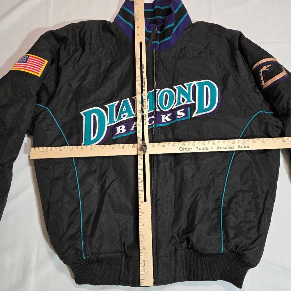 ARIZONA DIAMONDBACKS MLB MAJESTIC AUTHENTIC MENS JACKET SIZE LARGE VINTAGE - Picture 8 of 9
